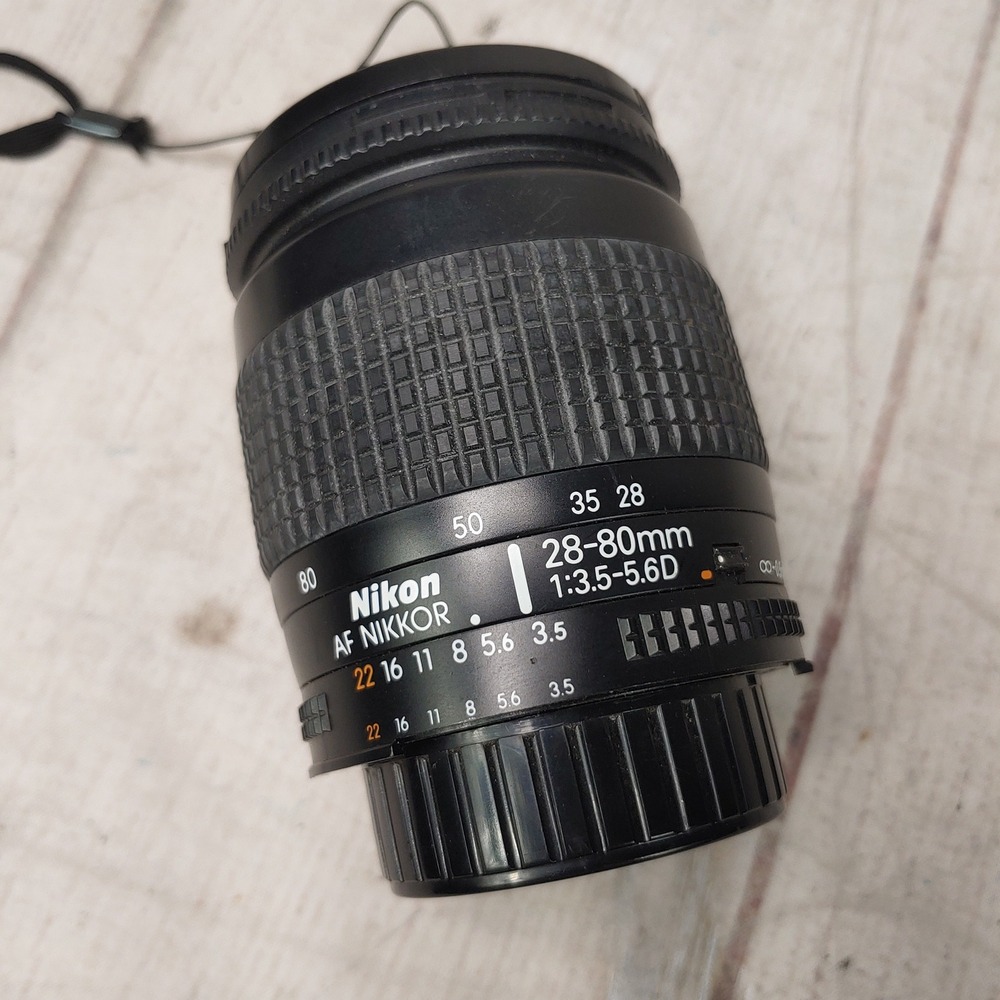 TESTED - Nikon AF Nikkor 28-80mm f/3.5-5.6D Camera Zoom Lens DSLR - WORKING